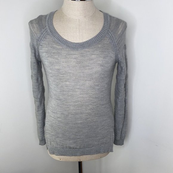 Smartwool Sweaters - Smartwool Women Gray Sweater Medium Round Neck Long Sleeve Pull over Side Slit